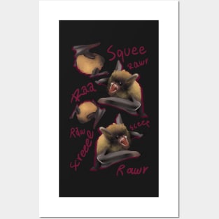 Little Friend goes RAWR,  screech, sQUEEE Posters and Art